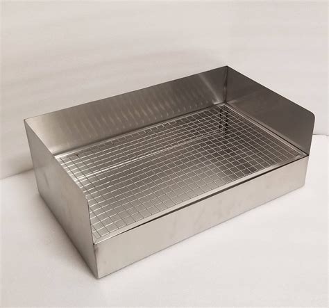 stainless steel sifting litter pan